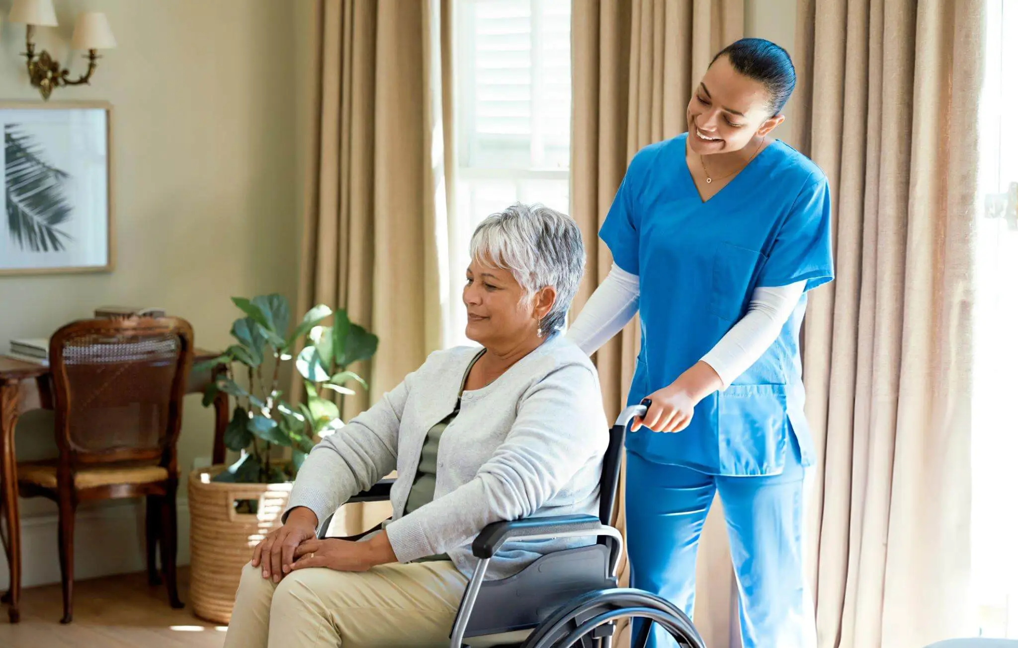 Caregiver assisting elderly patient in wheelchair, representing supportive care and treatment strategies for ischemic cardiomyopathy :laughing: Click to react :thumbsup: Click to react :heart_eyes_cat: Click to react Add Reaction Reply Forward More